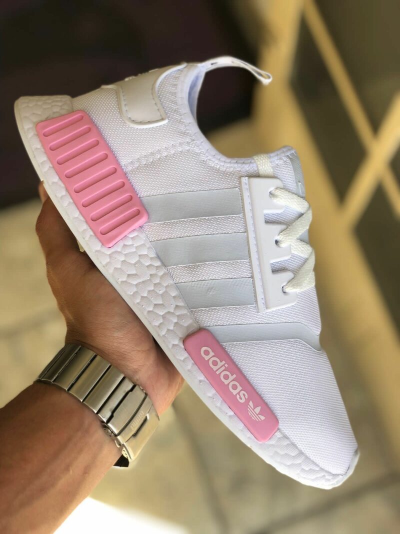 Tênis Adidas Branco Rosa - 1a. Linha