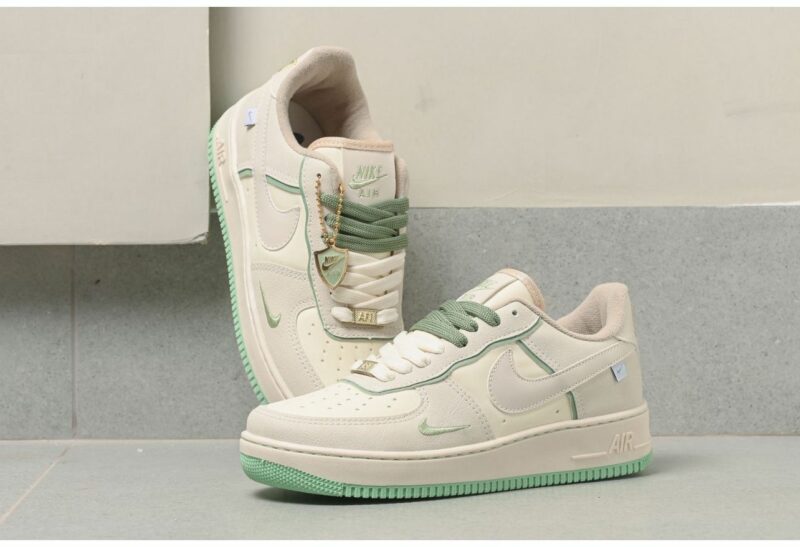 Tênis Nike Air Force Branco Verde - Premium